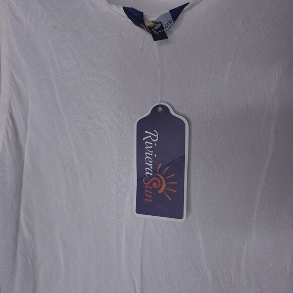 Womens American Flag Sheer Swimsuit Cover Dress Plus OS Patriotic Beachwear - Picture 6 of 6